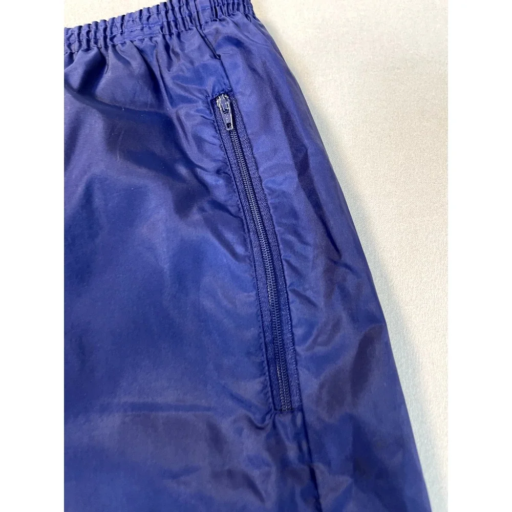 Nike‎ Blue Windbreaker Pants Large Joggers.Vintage 90s Gray Tag Ankle Zip